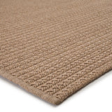 Jaipur Living Iver Indoor/ Outdoor Solid Tan Area Rug (2'6"X8')