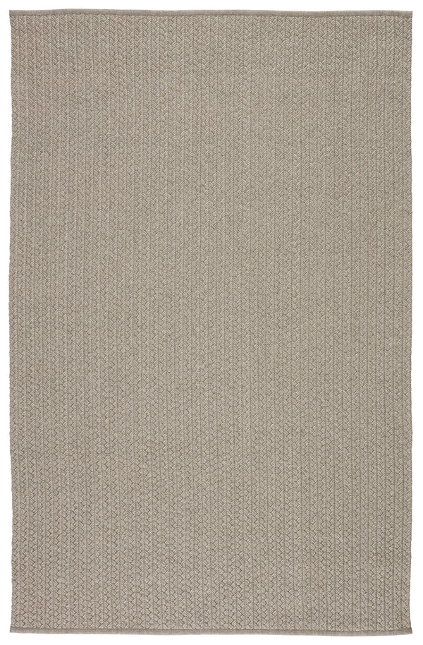 Jaipur Living Iver Indoor/ Outdoor Solid Light Gray Area Rug (2'6"X8')