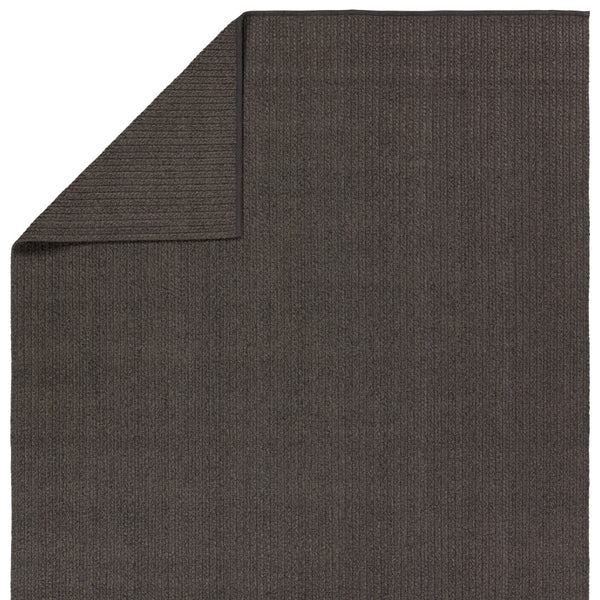 Jaipur Living Nirvana Premium Iver NIP06 Handwoven Handmade Outdoor Transitional Rug Dark Gray 4' x 6'