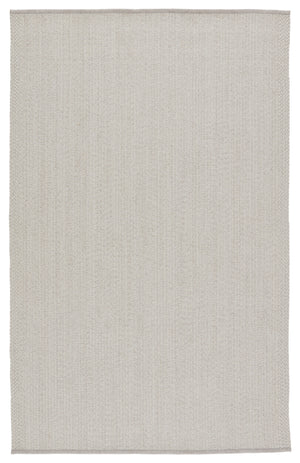 Jaipur Living Sven Indoor/ Outdoor Solid Light Gray Area Rug (4'X6')