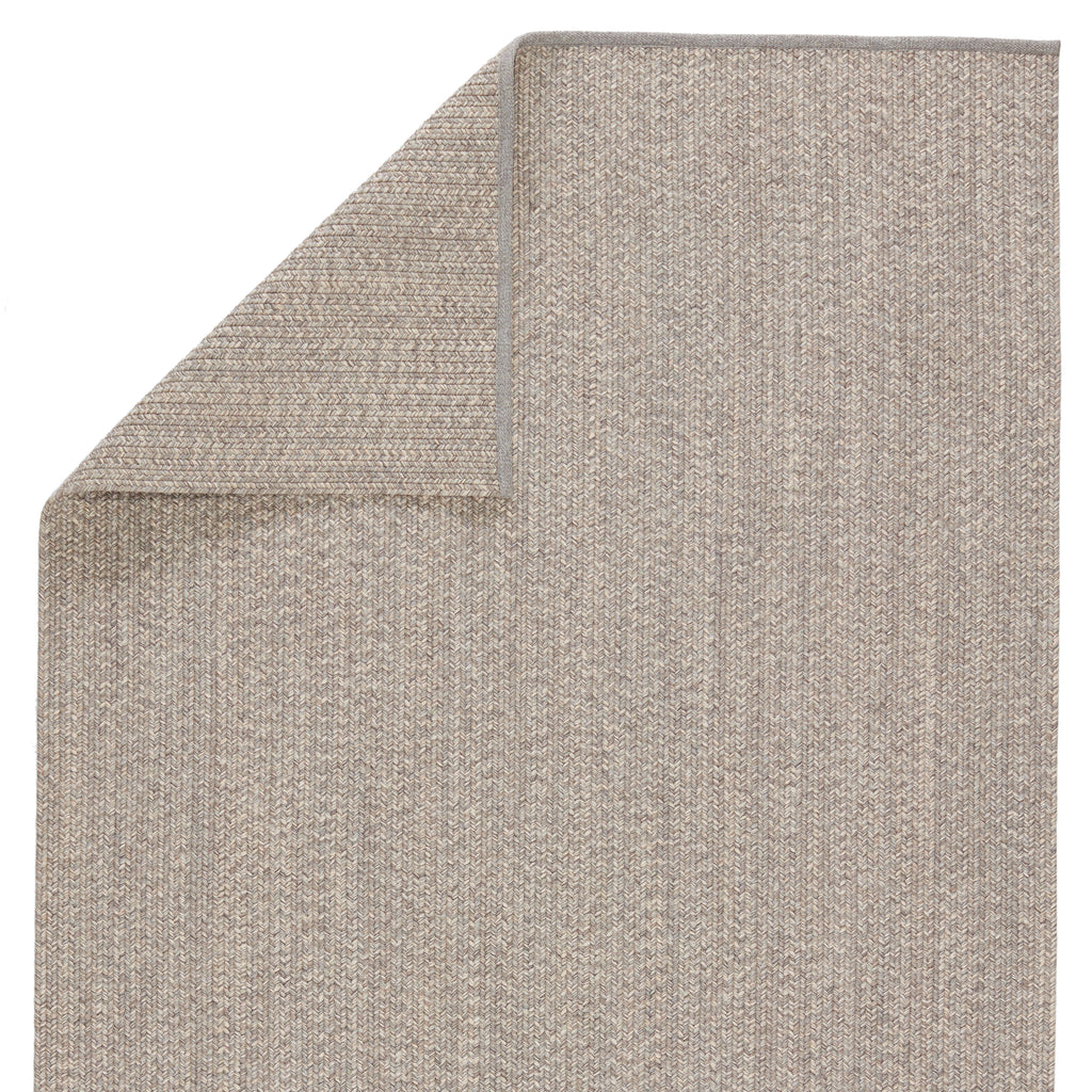 Jaipur Living Sven Indoor/ Outdoor Solid Taupe/ Cream Area Rug (4'X6')
