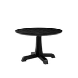 Walker Edison Nokomis Farmhouse/Country 48" Round Dining Table with Pedestal Base NKSD6EBAVP