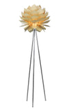 Bethel Natural Wood Floor Lamp in Wood & Metal