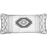 Free Spirit Gray Lumbar Pillow