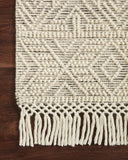 Loloi Noelle NOE-01 Cotton, Polyester, Wool, Viscose, Other Fibers Hand Woven Contemporary Rug NOELNOE-01IVBL90C0