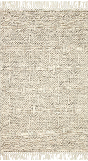 Loloi Noelle NOE-01 Cotton, Polyester, Wool, Viscose, Other Fibers Hand Woven Contemporary Rug NOELNOE-01IVBL90C0