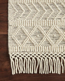 Loloi Noelle NOE-02 Cotton, Polyester, Wool, Viscose, Other Fibers Hand Woven Contemporary Rug NOELNOE-02IVBL90C0