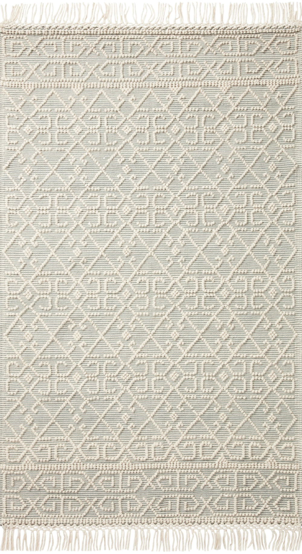 Loloi Noelle NOE-03 Cotton, Polyester, Wool, Viscose, Other Fibers Hand Woven Contemporary Rug NOELNOE-03IVBB90C0
