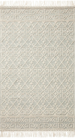 Loloi Noelle NOE-03 Cotton, Polyester, Wool, Viscose, Other Fibers Hand Woven Contemporary Rug NOELNOE-03IVBB90C0