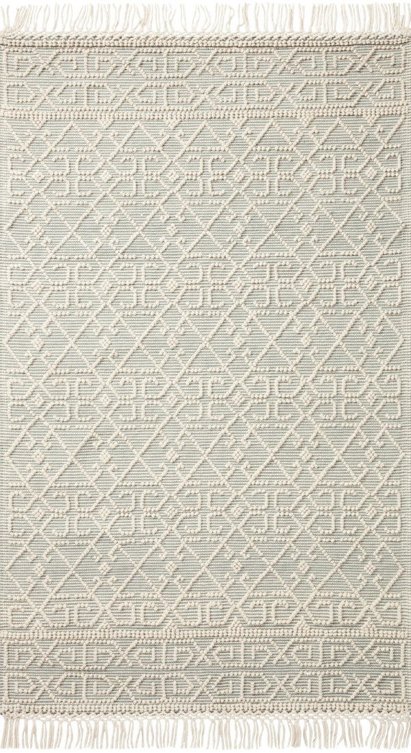 Loloi Noelle NOE-03 Cotton, Polyester, Wool, Viscose, Other Fibers Hand Woven Contemporary Rug NOELNOE-03IVBB90C0