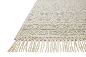 Loloi Noelle NOE-03 Cotton, Polyester, Wool, Viscose, Other Fibers Hand Woven Contemporary Rug NOELNOE-03IVBB90C0