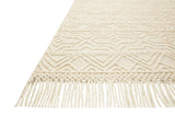 Loloi Noelle NOE-04 Cotton, Polyester, Wool, Viscose, Other Fibers Hand Woven Contemporary Rug NOELNOE-04IVIV90C0