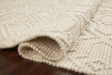 Loloi Noelle NOE-04 Cotton, Polyester, Wool, Viscose, Other Fibers Hand Woven Contemporary Rug NOELNOE-04IVIV90C0