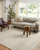 Loloi Noelle NOE-04 Cotton, Polyester, Wool, Viscose, Other Fibers Hand Woven Contemporary Rug NOELNOE-04IVIV90C0