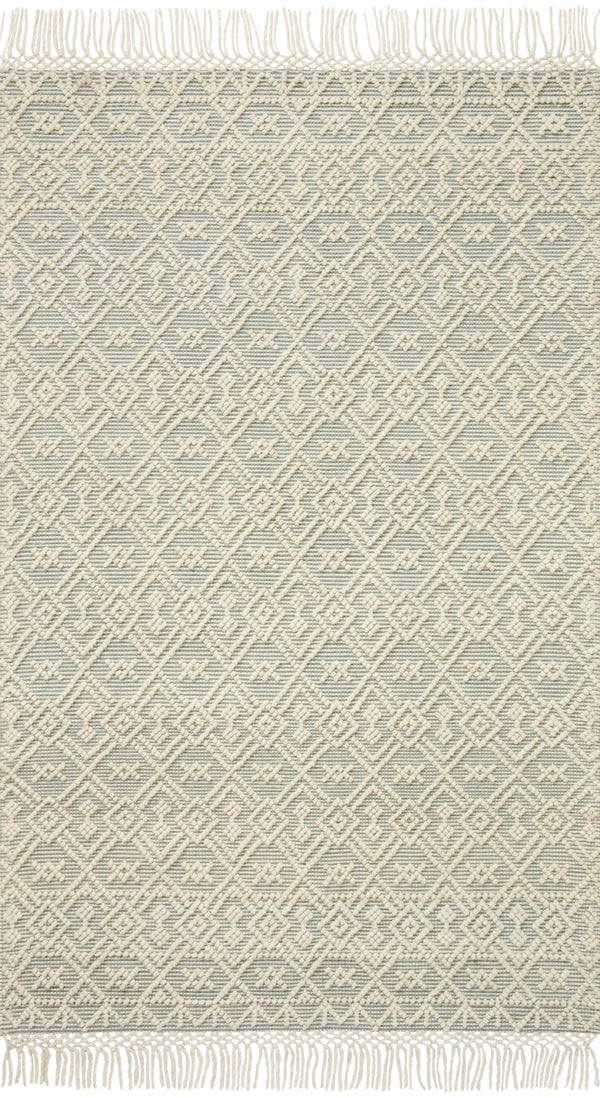 Loloi Noelle NOE-05 Cotton, Polyester, Wool, Viscose, Other Fibers Hand Woven Contemporary Rug NOELNOE-05IVBB90C0