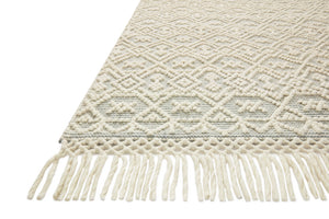 Loloi Noelle NOE-05 Cotton, Polyester, Wool, Viscose, Other Fibers Hand Woven Contemporary Rug NOELNOE-05IVBB90C0