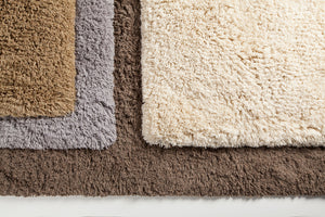 Chandra Rugs Noely 80% Wool + 20% Cotton Hand-Woven Shag Rug Taupe 7'9 x 10'6