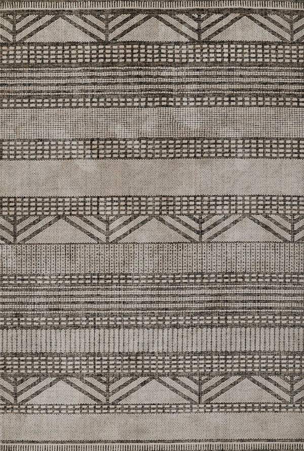 Momeni Noho NO-01 Machine Made Contemporary Geometric Indoor Area Rug Sand 9'3" x 12'6" NOHO0NO-01SND93C6