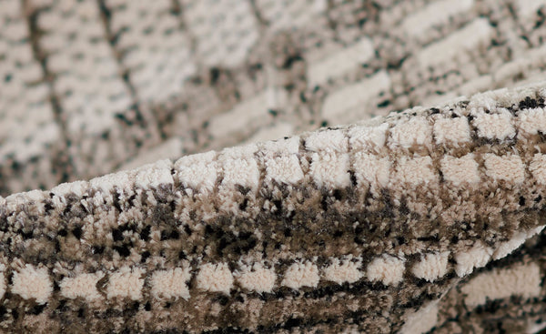 Momeni Noho NO-01 Machine Made Contemporary Geometric Indoor Area Rug Sand 9'3" x 12'6" NOHO0NO-01SND93C6