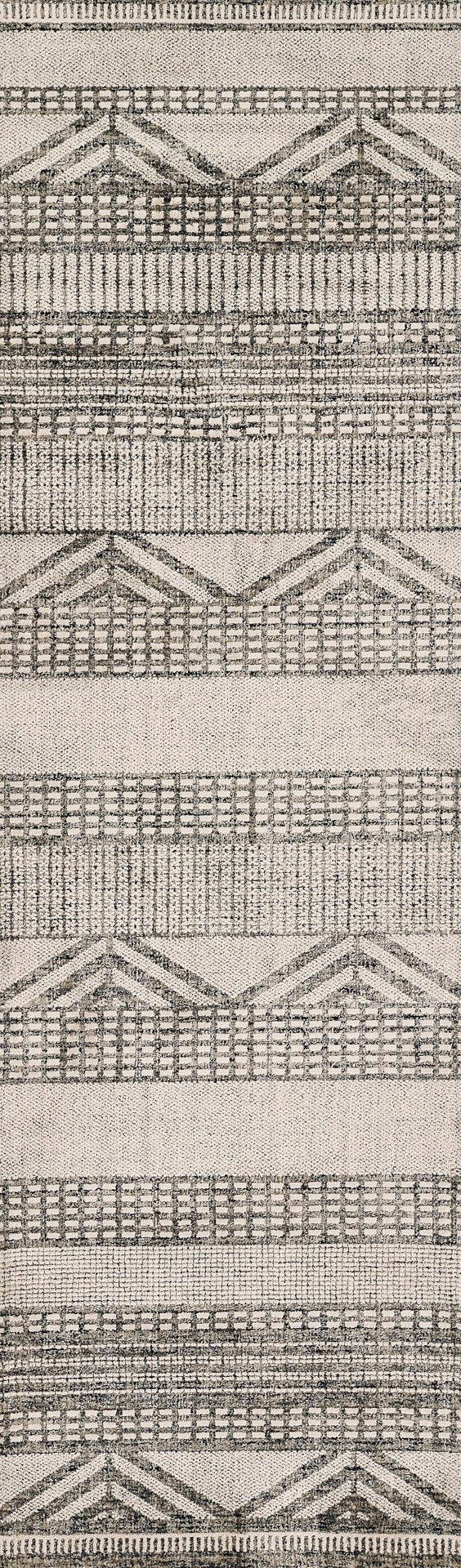 Momeni Noho NO-01 Machine Made Contemporary Geometric Indoor Area Rug Sand 9'3" x 12'6" NOHO0NO-01SND93C6