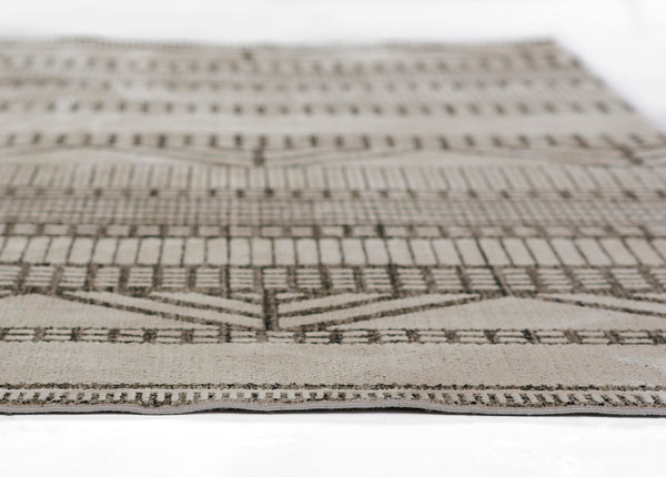 Momeni Noho NO-01 Machine Made Contemporary Geometric Indoor Area Rug Sand 9'3" x 12'6" NOHO0NO-01SND93C6