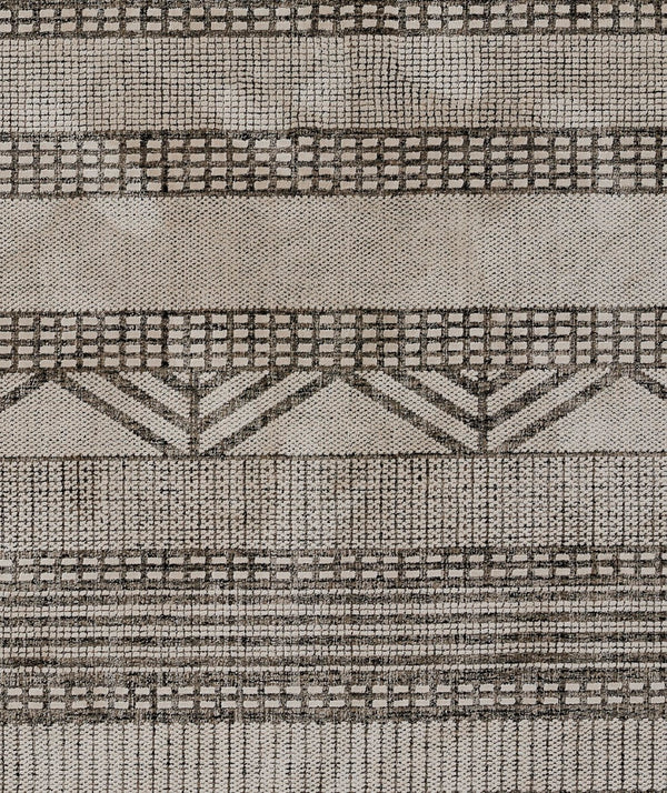 Momeni Noho NO-01 Machine Made Contemporary Geometric Indoor Area Rug Sand 9'3" x 12'6" NOHO0NO-01SND93C6