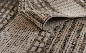 Momeni Noho NO-01 Machine Made Contemporary Geometric Indoor Area Rug Sand 9'3" x 12'6" NOHO0NO-01SND93C6