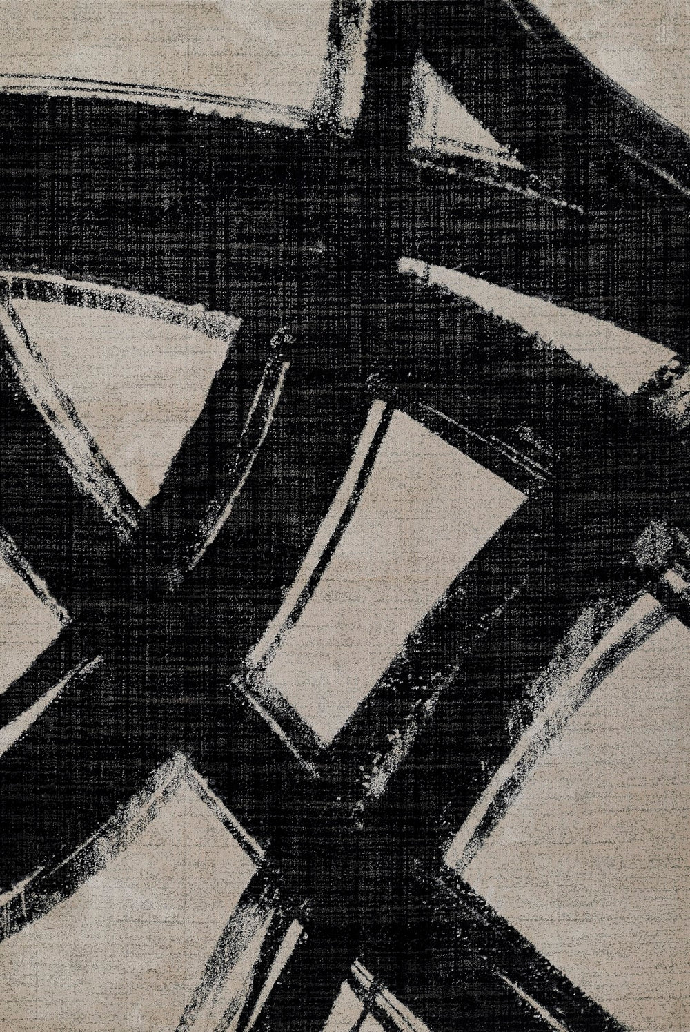 Momeni Noho NO-02 Machine Made Contemporary Abstract Indoor Area Rug Ivory 9'3" x 12'6" NOHO0NO-02IVY93C6