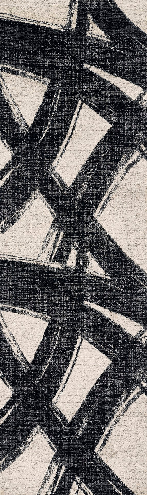 Momeni Noho NO-02 Machine Made Contemporary Abstract Indoor Area Rug Ivory 9'3" x 12'6" NOHO0NO-02IVY93C6