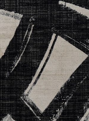 Momeni Noho NO-02 Machine Made Contemporary Abstract Indoor Area Rug Ivory 9'3" x 12'6" NOHO0NO-02IVY93C6