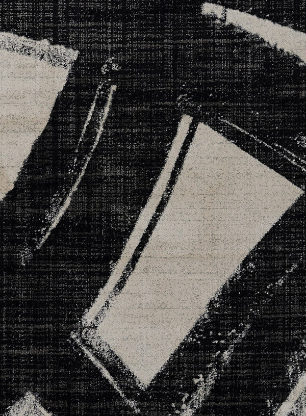 Momeni Noho NO-02 Machine Made Contemporary Abstract Indoor Area Rug Ivory 9'3" x 12'6" NOHO0NO-02IVY93C6