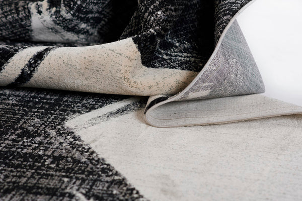 Momeni Noho NO-02 Machine Made Contemporary Abstract Indoor Area Rug Ivory 9'3" x 12'6" NOHO0NO-02IVY93C6