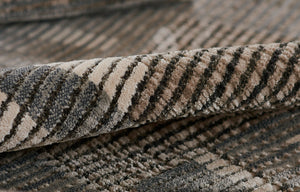 Momeni Noho NO-03 Machine Made Contemporary Geometric Indoor Area Rug Grey 9'3" x 12'6" NOHO0NO-03GRY93C6