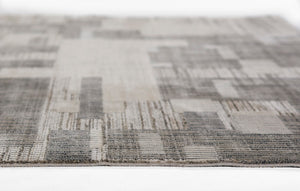 Momeni Noho NO-03 Machine Made Contemporary Geometric Indoor Area Rug Grey 9'3" x 12'6" NOHO0NO-03GRY93C6