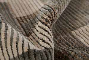 Momeni Noho NO-03 Machine Made Contemporary Geometric Indoor Area Rug Grey 9'3" x 12'6" NOHO0NO-03GRY93C6