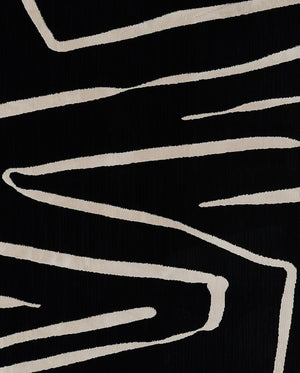 Momeni Noho NO-04 Machine Made Contemporary Geometric Indoor Area Rug Black 9'3" x 12'6" NOHO0NO-04BLK93C6