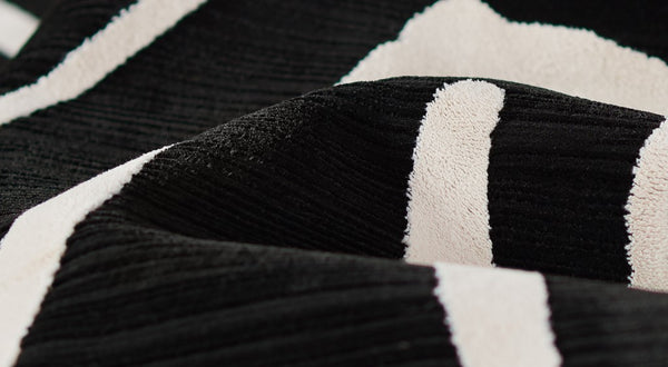 Momeni Noho NO-04 Machine Made Contemporary Geometric Indoor Area Rug Black 9'3" x 12'6" NOHO0NO-04BLK93C6