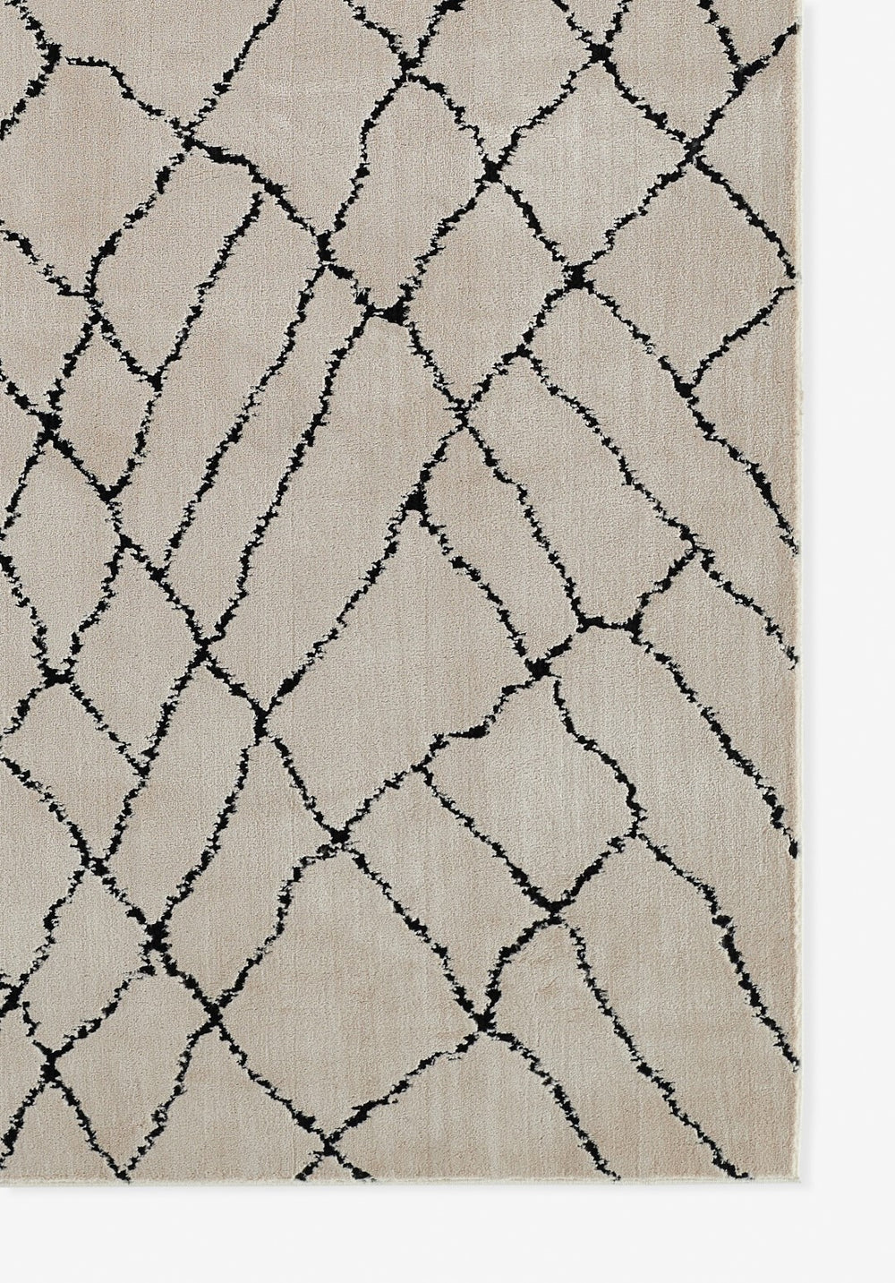 Momeni Noho NO-05 Machine Made Contemporary Moroccan Indoor Area Rug Ivory 9'3" x 12'6" NOHO0NO-05IVY93C6
