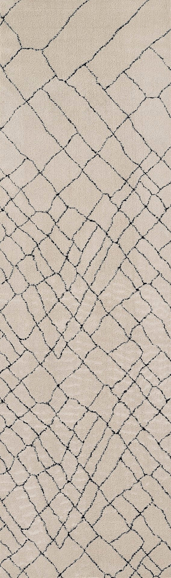 Momeni Noho NO-05 Machine Made Contemporary Moroccan Indoor Area Rug Ivory 9'3" x 12'6" NOHO0NO-05IVY93C6