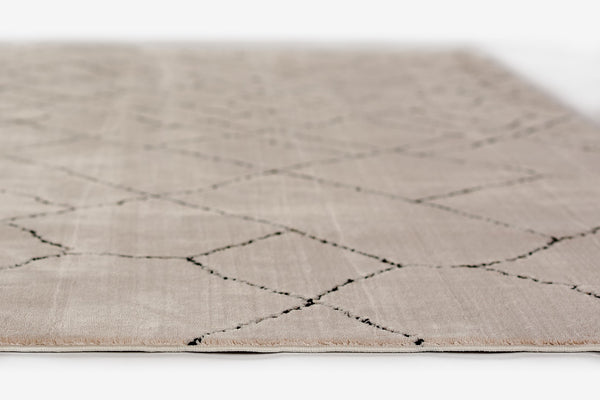 Momeni Noho NO-05 Machine Made Contemporary Moroccan Indoor Area Rug Ivory 9'3" x 12'6" NOHO0NO-05IVY93C6
