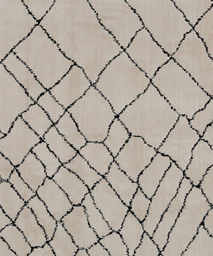 Momeni Noho NO-05 Machine Made Contemporary Moroccan Indoor Area Rug Ivory 9'3" x 12'6" NOHO0NO-05IVY93C6