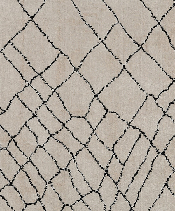 Momeni Noho NO-05 Machine Made Contemporary Moroccan Indoor Area Rug Ivory 9'3" x 12'6" NOHO0NO-05IVY93C6