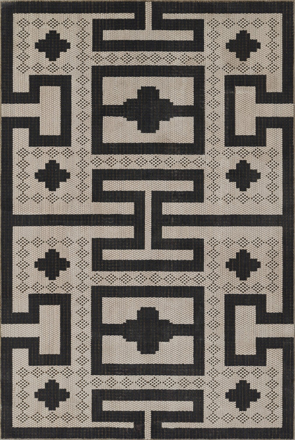Momeni Noho NO-08 Machine Made Contemporary Geometric Indoor Area Rug Ivory 9'3" x 12'6" NOHO0NO-08IVY93C6