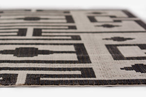 Momeni Noho NO-08 Machine Made Contemporary Geometric Indoor Area Rug Ivory 9'3" x 12'6" NOHO0NO-08IVY93C6