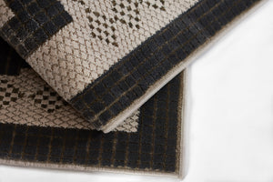 Momeni Noho NO-08 Machine Made Contemporary Geometric Indoor Area Rug Ivory 9'3" x 12'6" NOHO0NO-08IVY93C6