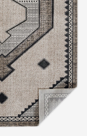 Momeni Noho NO-09 Machine Made Contemporary Medallion Indoor Area Rug Ivory 9'3" x 12'6" NOHO0NO-09IVY93C6