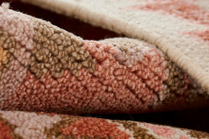 Momeni Nomad NOM-1 Hand Knotted Traditional Tribal Indoor Area Rug Rust 9' x 12' NOMADNOM-1RST90C0