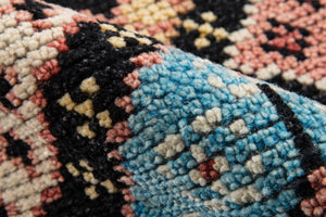 Momeni Nomad NOM-2 Hand Knotted Traditional Tribal Indoor Area Rug Black 8' x 11' NOMADNOM-2BLK80B0