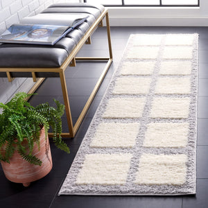 Safavieh Norway 204 Modern Power Loomed Rug Grey / Ivory NOR204F-9