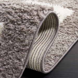 Safavieh Norway 204 Modern Power Loomed Rug Grey / Ivory NOR204F-9